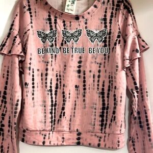 Lily Bleu kids top ‘be kind be true be you’